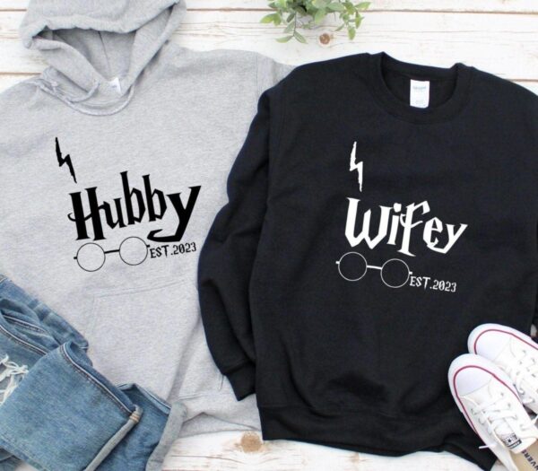 Harry Potter Inspired Custom Matching Set - Mr & Mrs Outfits for Honeymoon, Anniversaries & Special Events - Image 2