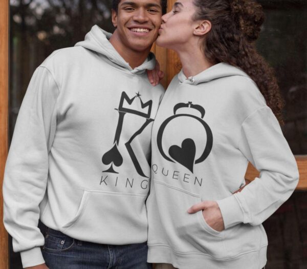King & Queen Matching Set: Couple Hoodies & Sweaters!