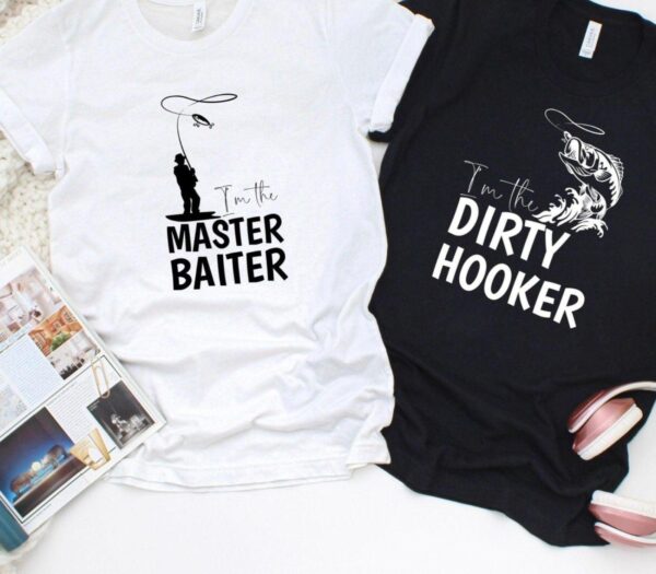 Matching Set: Master Baiter & Dirty Hooker Outfits - Fun Comfy Duo Collection - Image 4