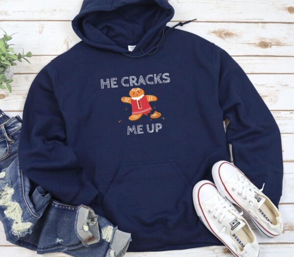 She's So Sweet/He Cracks Me Up - Hilarious Christmas Matching Outfits For Couples - Image 4