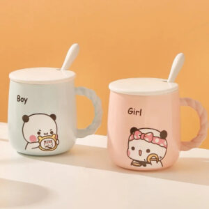 Boy Girl Couple Mug - Love Illustrated: Matching Mugs