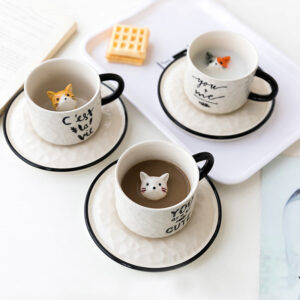 Cat Lovers Couples Coffee Mugs - Feline Feels: Couples Coffee Mugs!