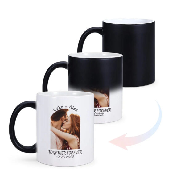 Couple Photo Mug - Warm Up Love : Couple Photo Mug - Image 3