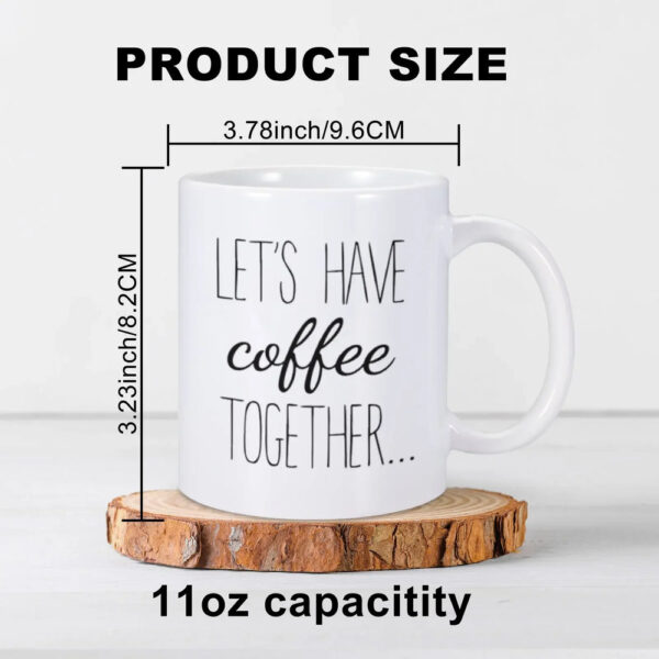 Cute Couple Coffee Mugs - Sip Together: Adorable Couple Mugs - Image 2