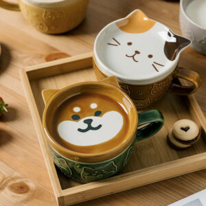 Cute Couple Mug Designs - Puppy & Kitty Love: Adorable Couple Mugs