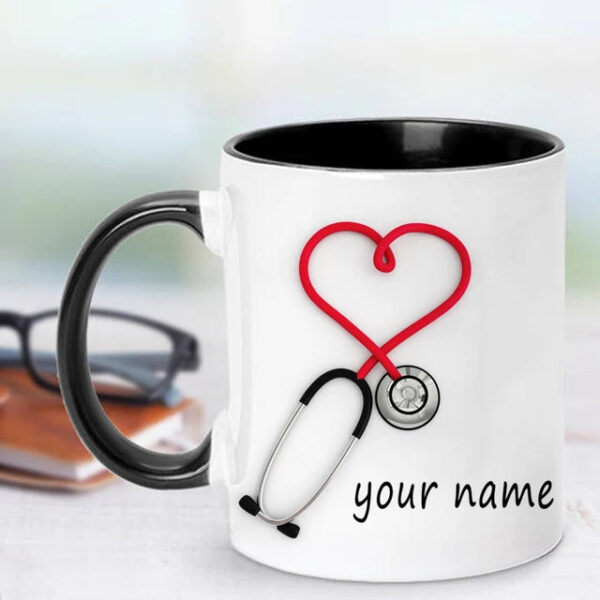 Doctor Mugs for Couples - Love & Medicine: Doctor Couple Mugs