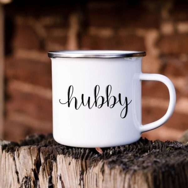 Hubby Wifey Mugs - Sip in Love: Hubby and Wifey Mugs - Image 2