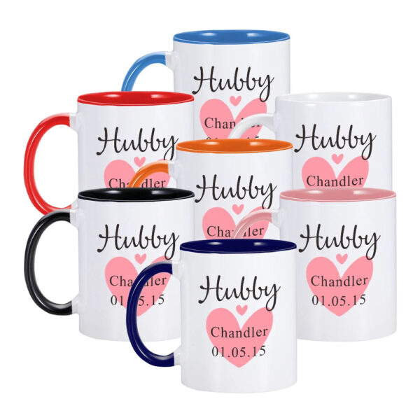Hubby and Wife Mugs - Sip in Unison: Hubby and Wife Mugs for Couples - Image 2