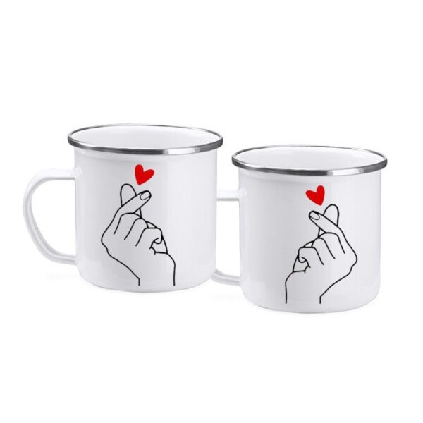 Kpop Coffee Mugs - Sip with Love: Hand Heart Mugs - Image 2