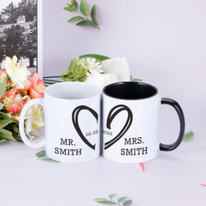 Mr & Mrs Coffee Mugs - Cherish Moments: Mr & Mrs Mugs