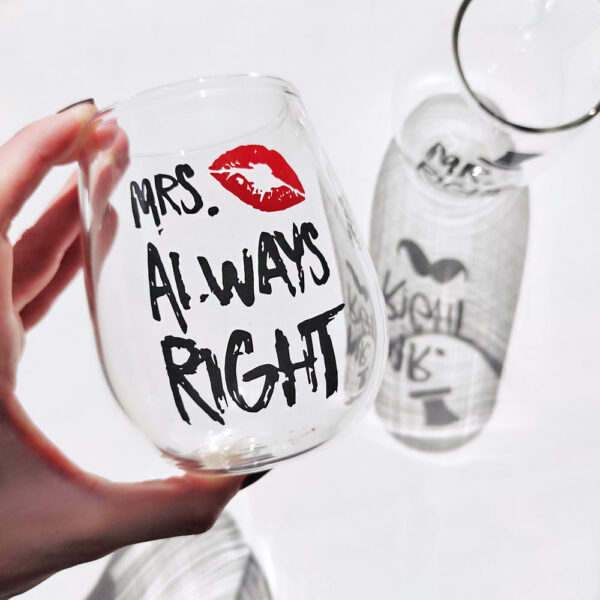 Mr and Mrs Always Right Mugs - Playfully Perfect: Couple's Coffee Time! - Image 2