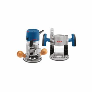 Bosch 1/4-in and 1/2-in 12.0000 -Amp 2.25 -HP Variable Speed Combo Fixed/Plunge Router Hard case