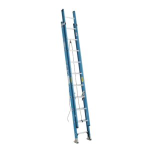 Werner FE1000-2 20-Feet Fiberglass Type 1 - 250 lbs. Load Capacity Extension ladder