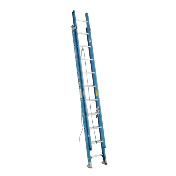 Werner FE1000-2 20-Feet Fiberglass Type 1 - 250 lbs. Load Capacity Extension ladder