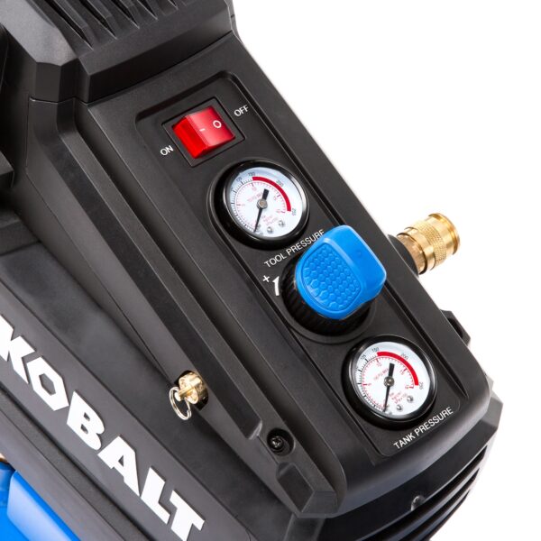 Kobalt 8-Gallon Portable Electric 150 PSI Horizontal Air Compressor - Image 2