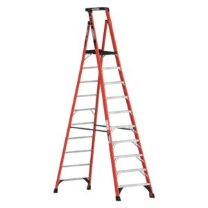 Werner PDIA00 12.0-Feet ( 16.0-Feet Reach Height ) Fiberglass Type 1A - 300 lbs. Load Capacity Podium ladder