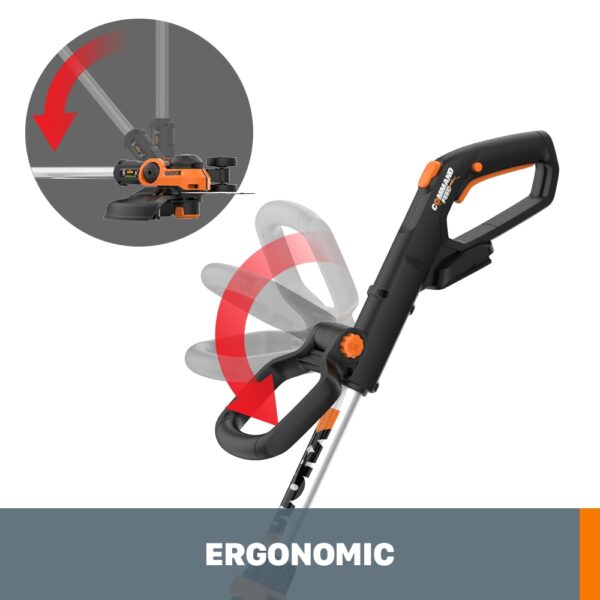 WORX Power Share 20-volt Max Cordless Battery String Trimmer and Leaf Blower Combo Kit 2 Ah (Battery & Charger Included) - Image 8