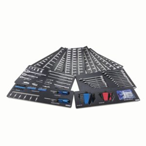 Kobalt 300 -Piece Standard (SAE) and Metric Polished chrome Mechanics Tool Set (no case)