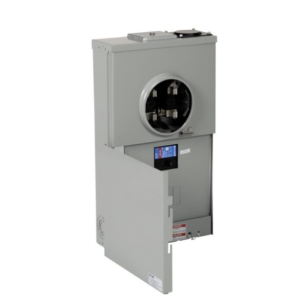 Eaton Type BR 200 -Amp 4 -Spaces 8 -Circuit Outdoor Main breaker meter combo Load Center - Image 6