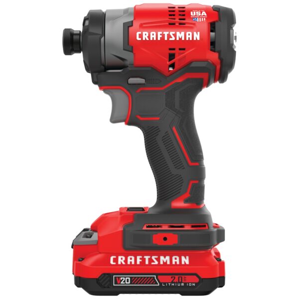 CRAFTSMAN V20 20-volt max Brushless Cordless Impact Driver (Battery Included and Charger Included and Soft Bag included) - Image 10