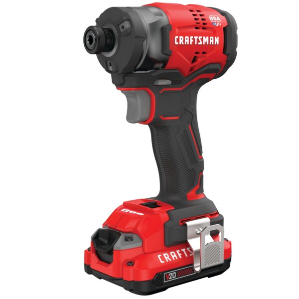 CRAFTSMAN V20 20-volt max Brushless Cordless Impact Driver (Battery Included and Charger Included and Soft Bag included) - Image 9