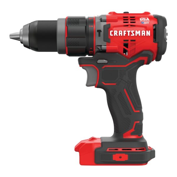 CRAFTSMAN V20 1/2-in 20-volt max Variable Speed Brushless Cordless Hammer Drill - Image 8