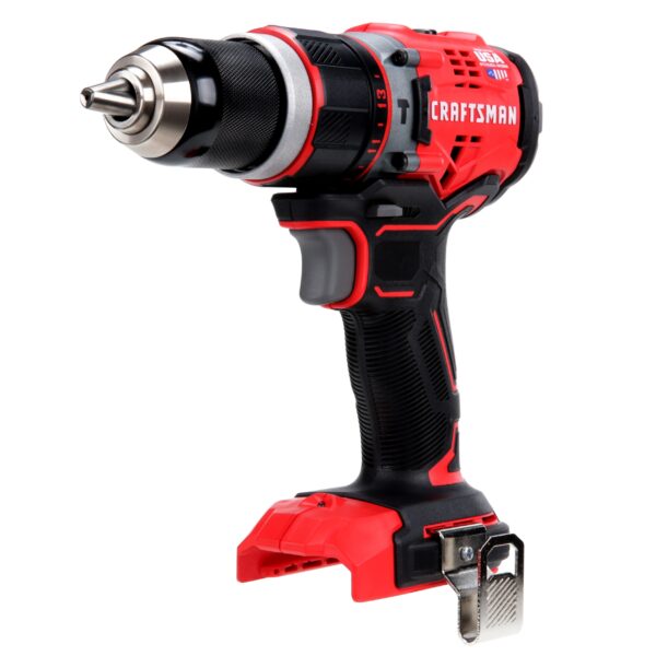 CRAFTSMAN V20 1/2-in 20-volt max Variable Speed Brushless Cordless Hammer Drill - Image 3