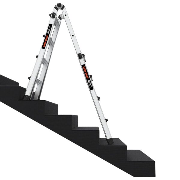 Little Giant Ladders M17 Multi 18-Feet Reach Type 1A - 300 lbs. Load Capacity Telescoping Multi-Position Ladder - Image 4