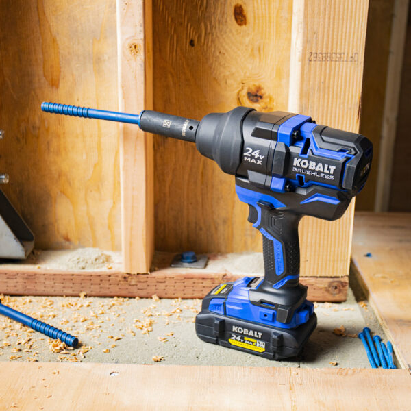 Kobalt XTR 24-volt Variable Speed Brushless 1/2-in Drive Cordless Impact Wrench ( Battery Included ) - Image 8