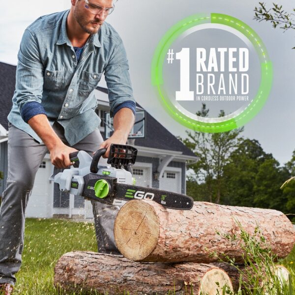 EGO POWER+ 56-volt 16-in Battery 5 Ah Chainsaw (Battery and Charger Included) - Image 2