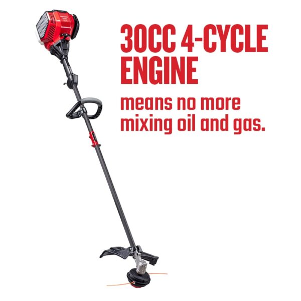 CRAFTSMAN WS4200 30-cc 4-cycle 17-in Straight Shaft Attachment Capable Gas String Trimmer - Image 3