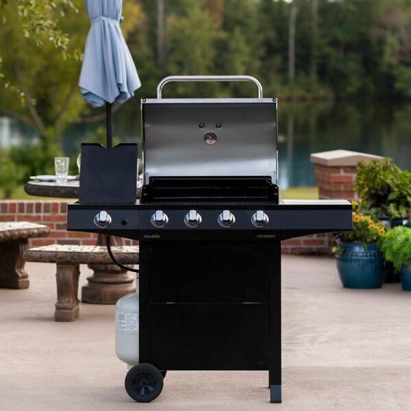 Charbroil Performance Series Black 4-Burner Liquid Propane Gas Grill with 1 Side Burner - Image 7