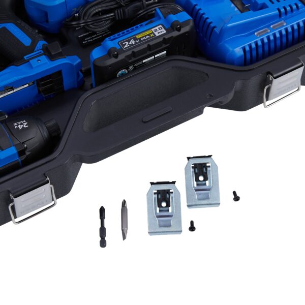 Kobalt XTR 24-volt 3-Tool Brushless Power Tool Combo Kit with Hard Case (2-Batteries and Charger Included) - Image 4