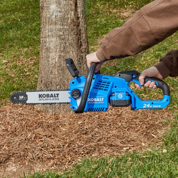 Kobalt 24-volt 12-in Battery 4 Ah Chainsaw (Battery and Charger Included) - Image 2