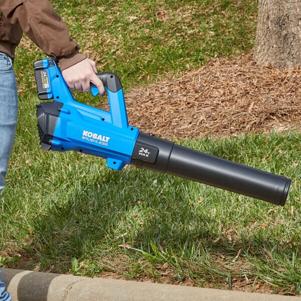 Kobalt 24-volt Cordless Battery String Trimmer and Leaf Blower Combo Kit 4 Ah (Battery & Charger Included) - Image 6