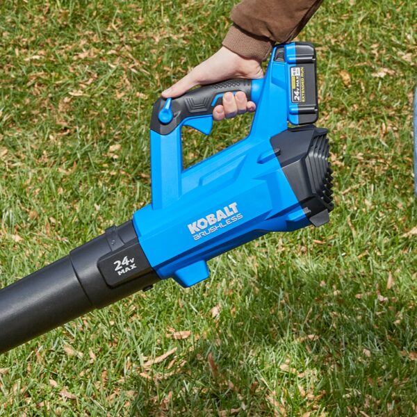 Kobalt 24-volt Cordless Battery String Trimmer and Leaf Blower Combo Kit 4 Ah (Battery & Charger Included) - Image 8