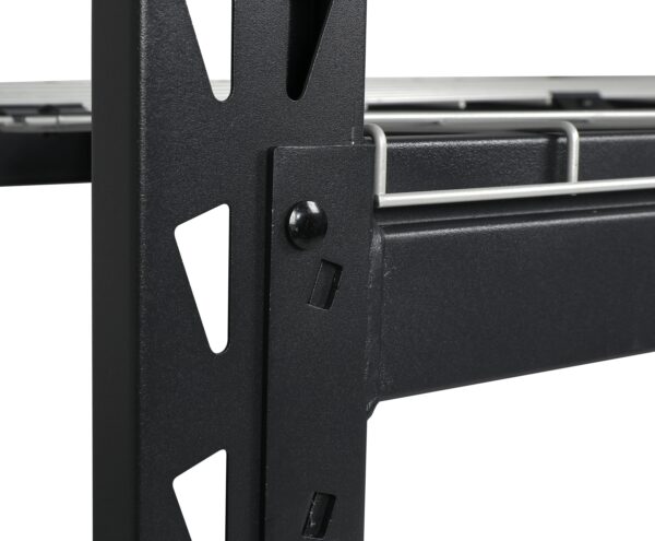 Kobalt Bolted Steel Heavy Duty 4-Tier Utility Shelving Unit (84-in W x 24-in D x 84-in H), Black, (1500-lb Capacity Per Shelf) - Image 4