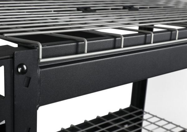 Kobalt Steel Heavy Duty 3-Tier Utility Shelving Unit (48-in W x 24-in D x 47-in H), Black, (1500-lb Capacity Per Shelf) - Image 4
