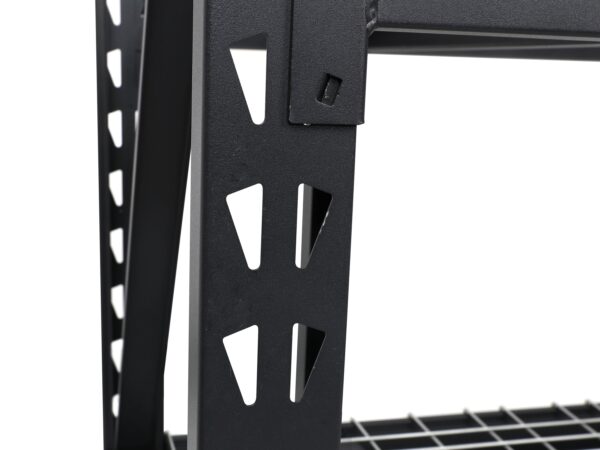 Kobalt Bolted Steel Heavy Duty 4-Tier Utility Shelving Unit (84-in W x 24-in D x 84-in H), Black, (1500-lb Capacity Per Shelf) - Image 6