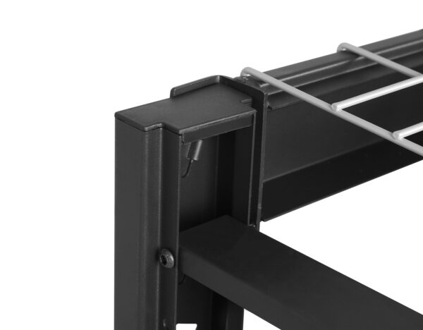 Kobalt Bolted Steel Heavy Duty 4-Tier Utility Shelving Unit (84-in W x 24-in D x 84-in H), Black, (1500-lb Capacity Per Shelf) - Image 5