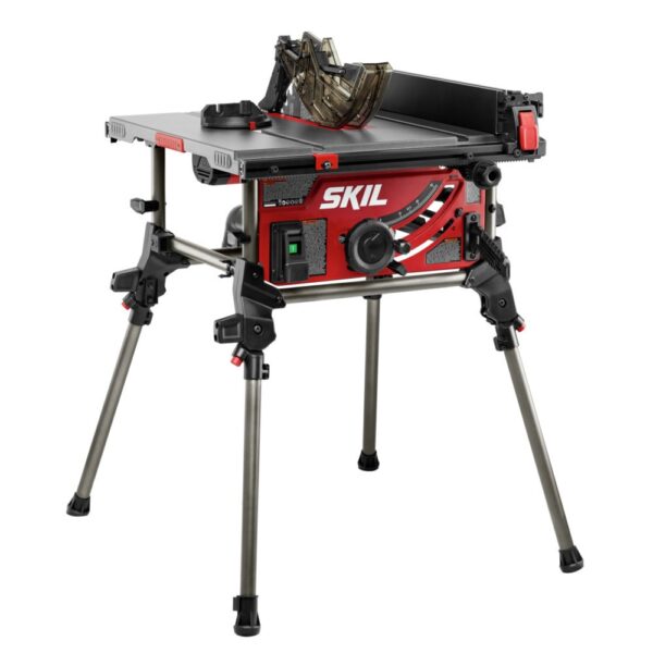 SKIL 10-in 15 -Amp 120 -Volt Portable Jobsite Table Saw with Folding Stand