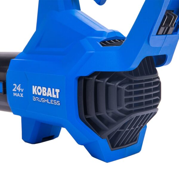 Kobalt 24-volt 500-CFM 120-MPH Battery Handheld Leaf Blower 4 Ah (Battery and Charger Included) - Image 3