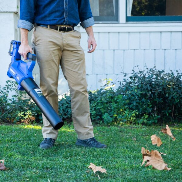 Kobalt 24-volt 500-CFM 120-MPH Battery Handheld Leaf Blower 4 Ah (Battery and Charger Included) - Image 9