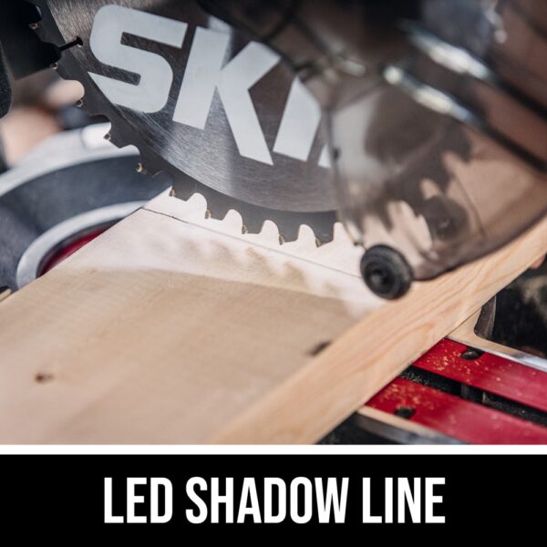 SKIL 10-in 15-Amps Dual Bevel Sliding Compound Corded Miter Saw - Image 4