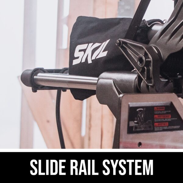 SKIL 10-in 15-Amps Dual Bevel Sliding Compound Corded Miter Saw - Image 7
