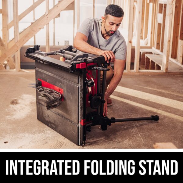 SKIL 10-in 15 -Amp 120 -Volt Portable Jobsite Table Saw with Folding Stand - Image 3