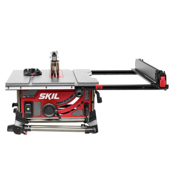SKIL 10-in 15 -Amp 120 -Volt Portable Jobsite Table Saw with Folding Stand - Image 8