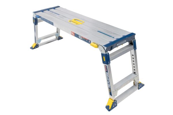 Werner Pro Linking Platform Aluminum 1.7-Feet H x 3.9-Feet L 300-lbs. Capacity Work platform