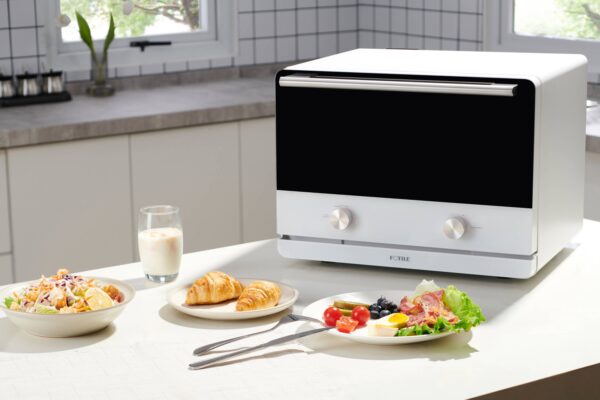 FOTILE ChefCubii 4-In-1 Steam Air Fryer Food Dehydrator 6 -Slice White Convection Toaster Oven Automatic Shut-Off - Image 9