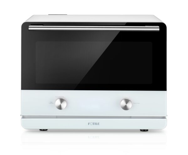 FOTILE ChefCubii 4-In-1 Steam Air Fryer Food Dehydrator 6 -Slice White Convection Toaster Oven Automatic Shut-Off
